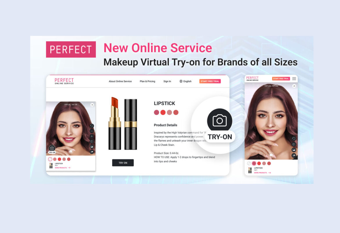 Perfect Corp. Launches a New Intuitive Web Widgetfor the Virtual Try-on Makeup Online Service