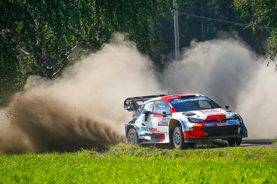 GAZOO Racing secures double podium finishes at Rally Finland