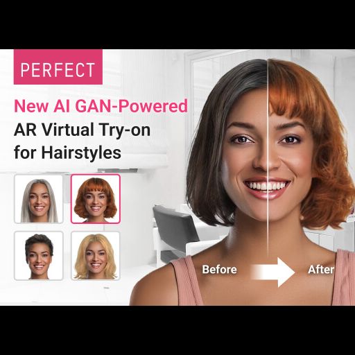 New AI GAN-Powered Virtual Try-on for Hairstyles Solution from Perfect Corp.