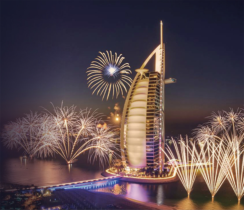 This Dubai Shopping Festival, ‘Inside Burj Al Arab’ offersthe most luxurious view of iconic fireworks