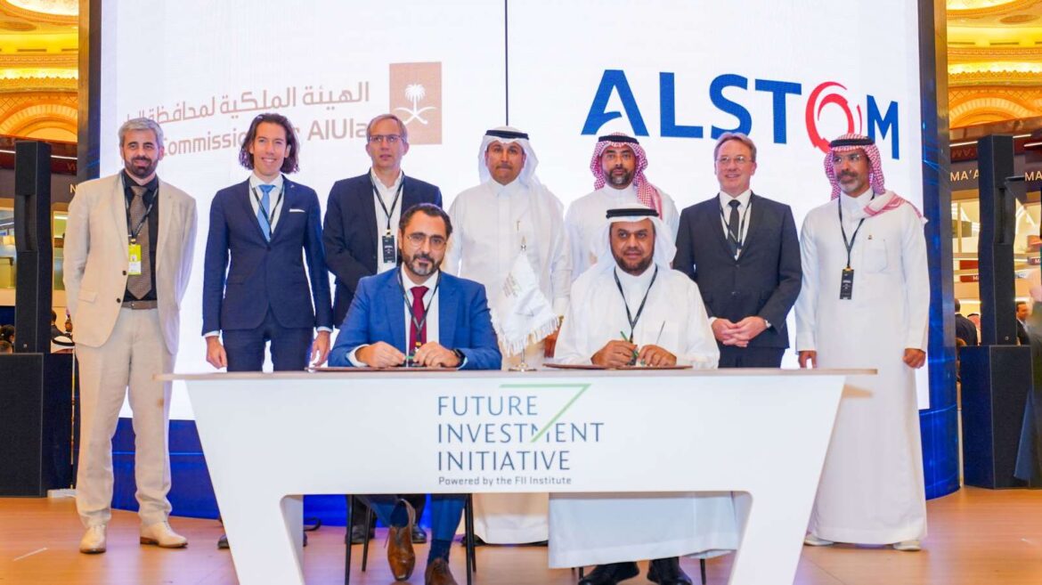 ROYAL COMMISSION FOR ALULA REVEALS ALULA EXPERIENTIAL TRAMWAY PROGRESS AND CONTRACTS ALSTOM AT FUTURE INVESTMENT INITIATIVE