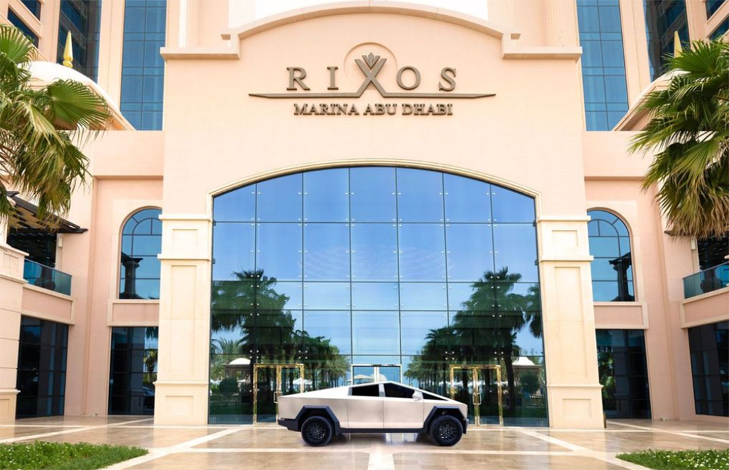 Rixos Marina Abu Dhabi and Rixos Premium Dubai to Showcase the Innovative Tesla Cybertruck