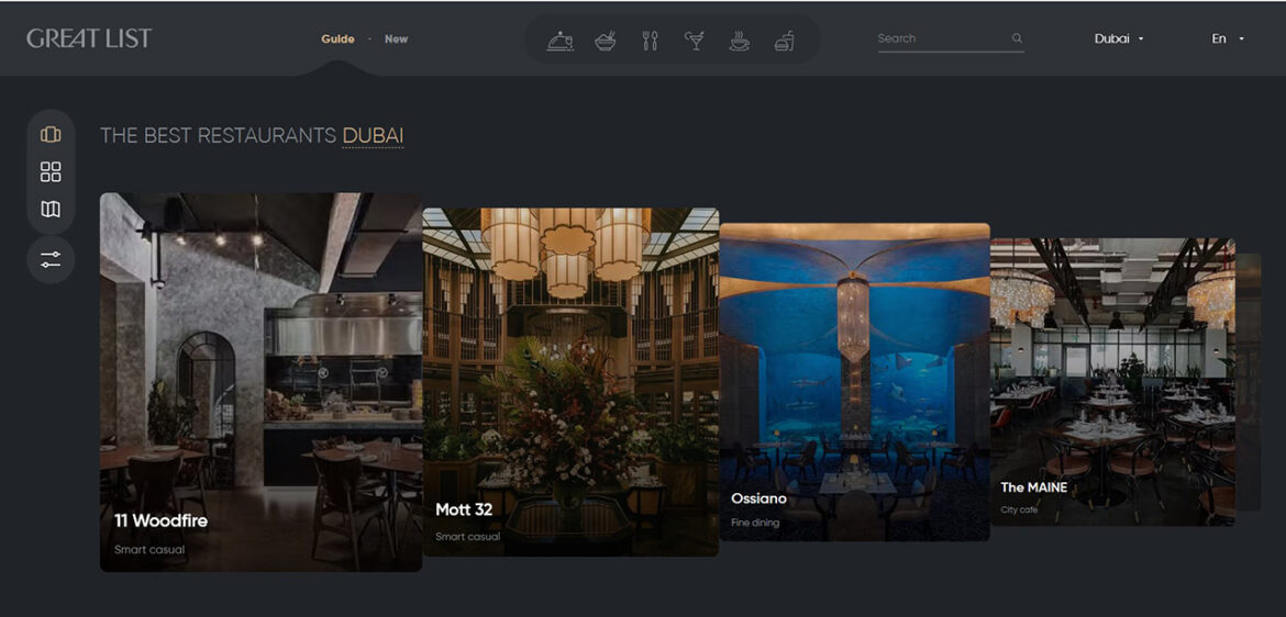 International dining guide Great List expands to Dubai, connecting diners with expert-curated culinary experiences